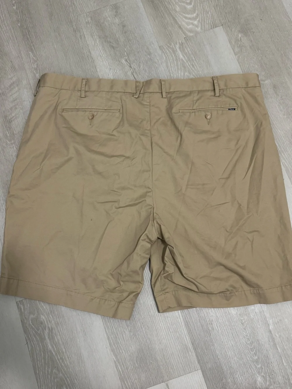 Polo by Ralph Lauren Beige Flat Front Shorts
